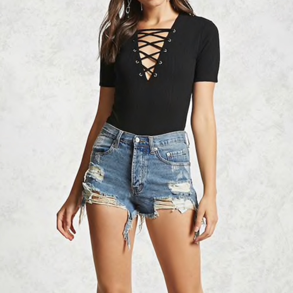 Ribbed bodysuit